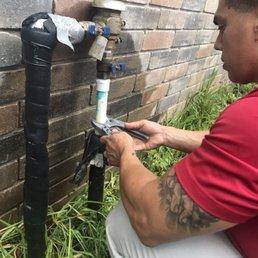 Exterior pipe repair near Katy, TX