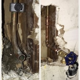 Pipe repaired by Acosta Experts