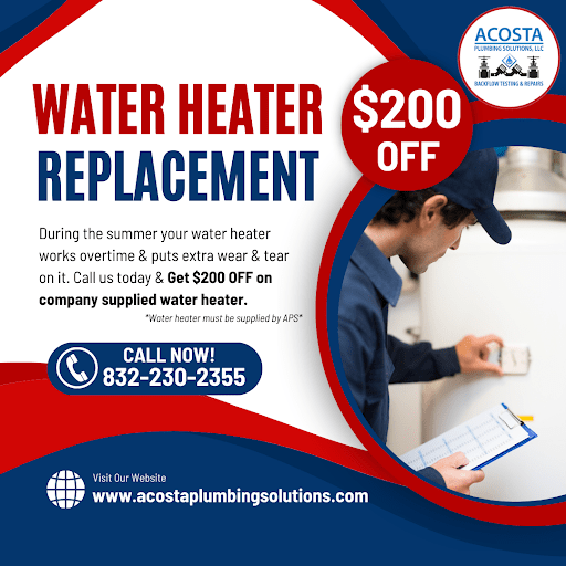 Water Heater Replacement Coupon